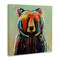 Stupell Industries Abstract Colorful Painted Black Bear Canvas Wall Art